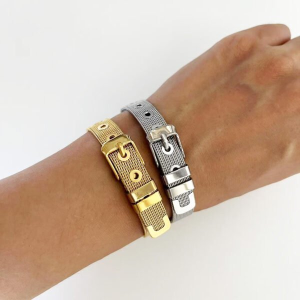 Mesh Belt Buckle Bracelet