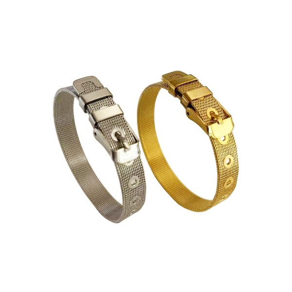 Mesh Belt Buckle Bracelet