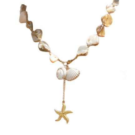 Seaside Treasure Baroque Stone Necklace