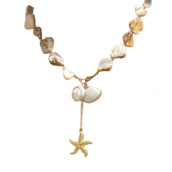 Seaside Treasure Baroque Stone Necklace
