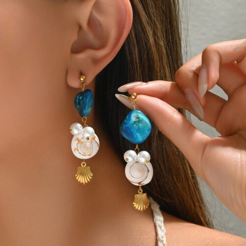 Tidal Treasure Drop Earrings