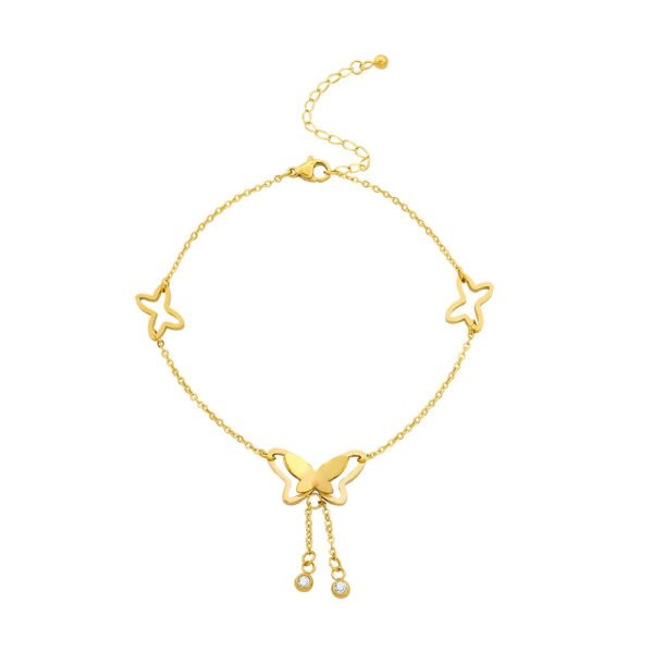 Butterfly Charm Anklet