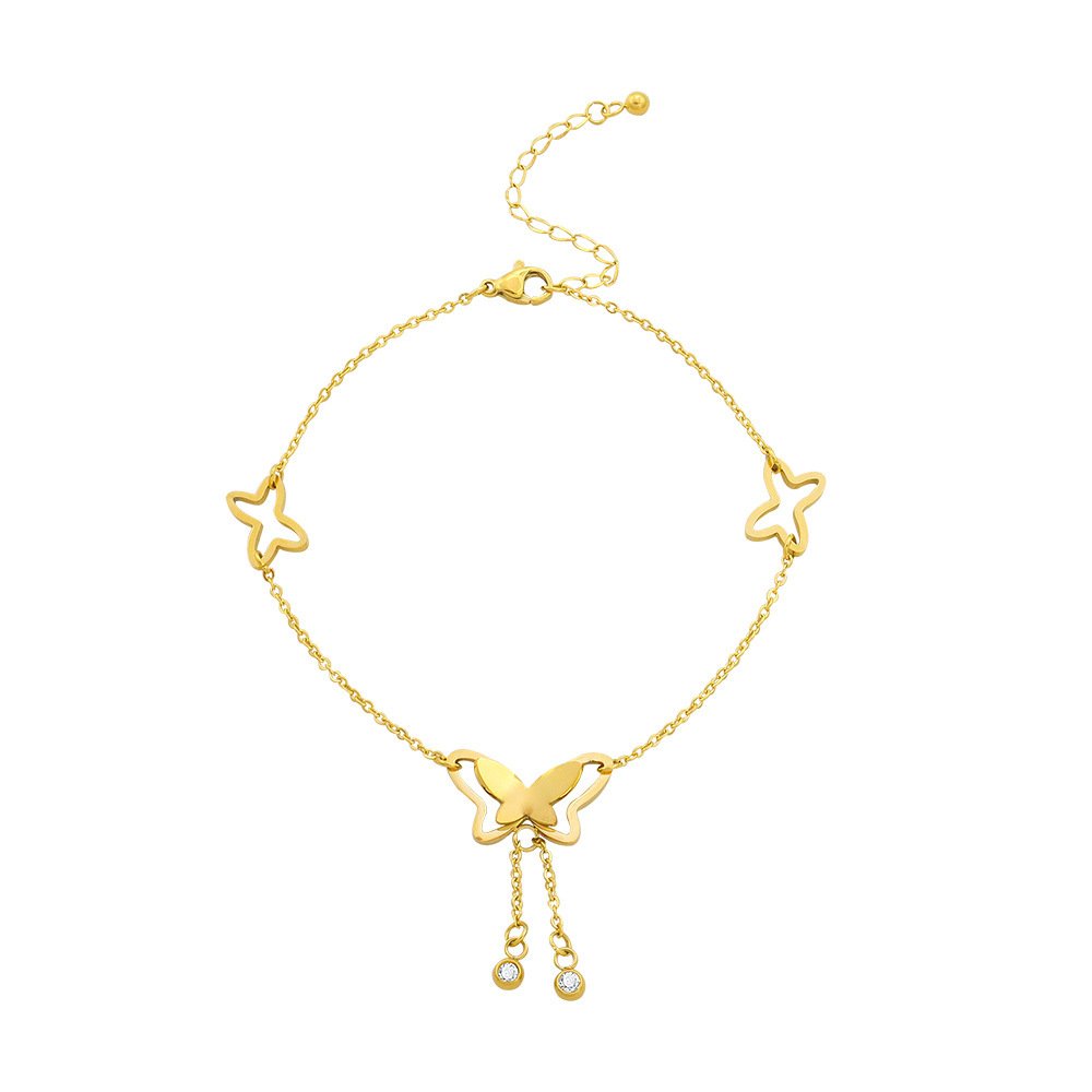 Butterfly Charm Anklet