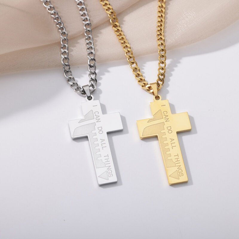 Faith Cross Pendant Necklace