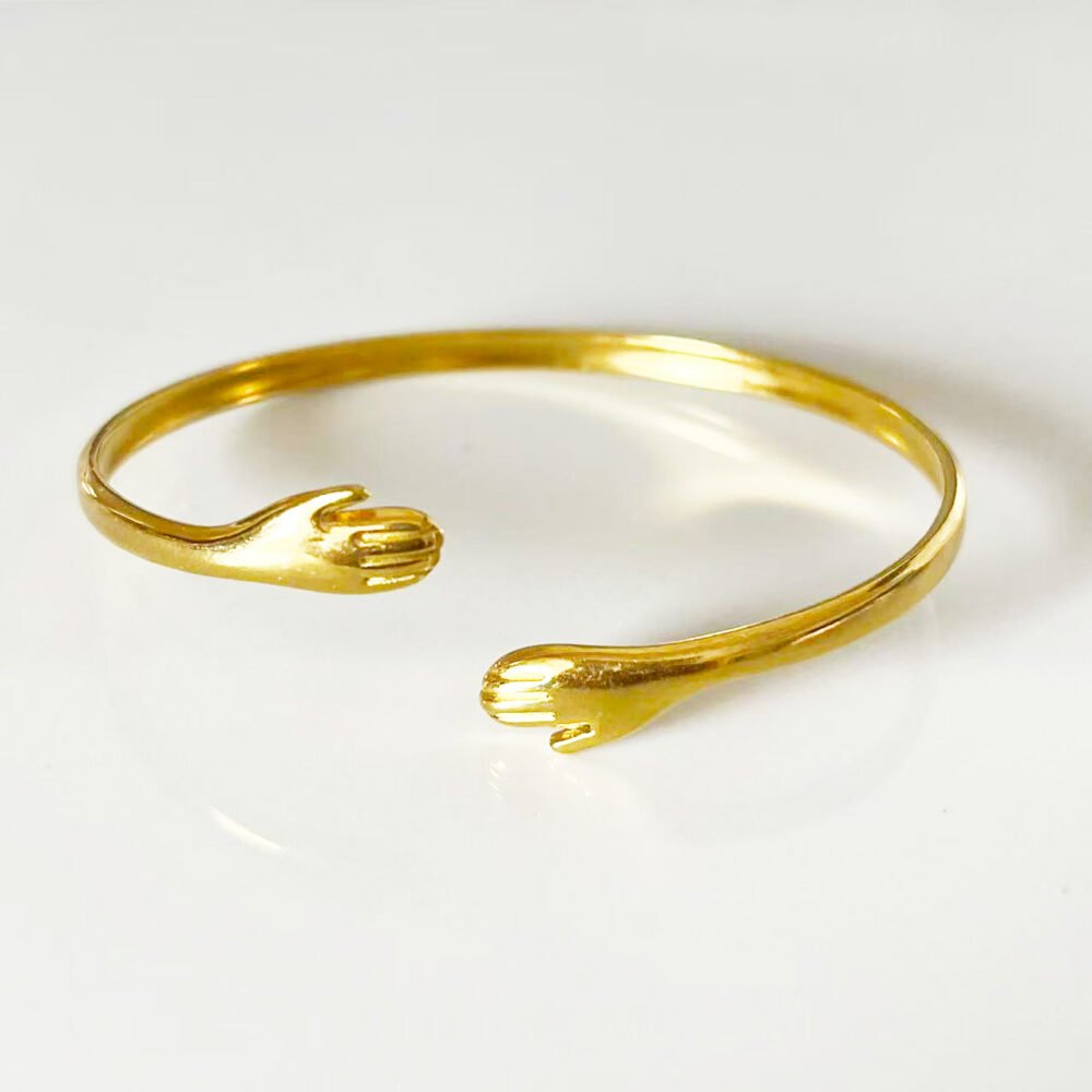Golden Embrace Hug Bangle - Image 3