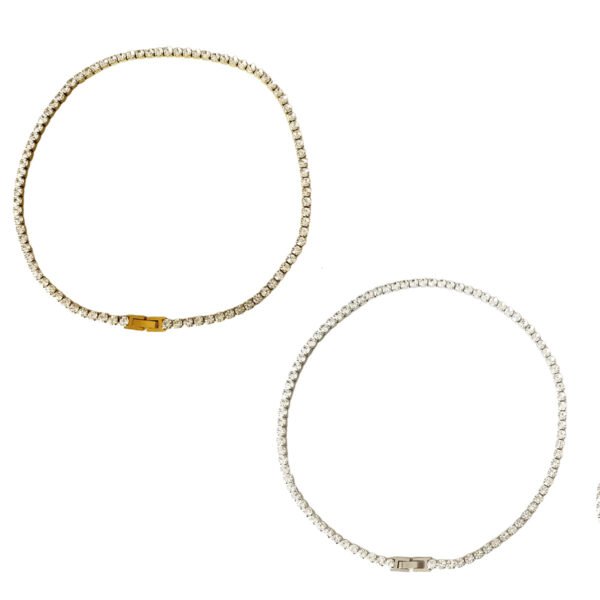 Iced Tennis Chain Necklace