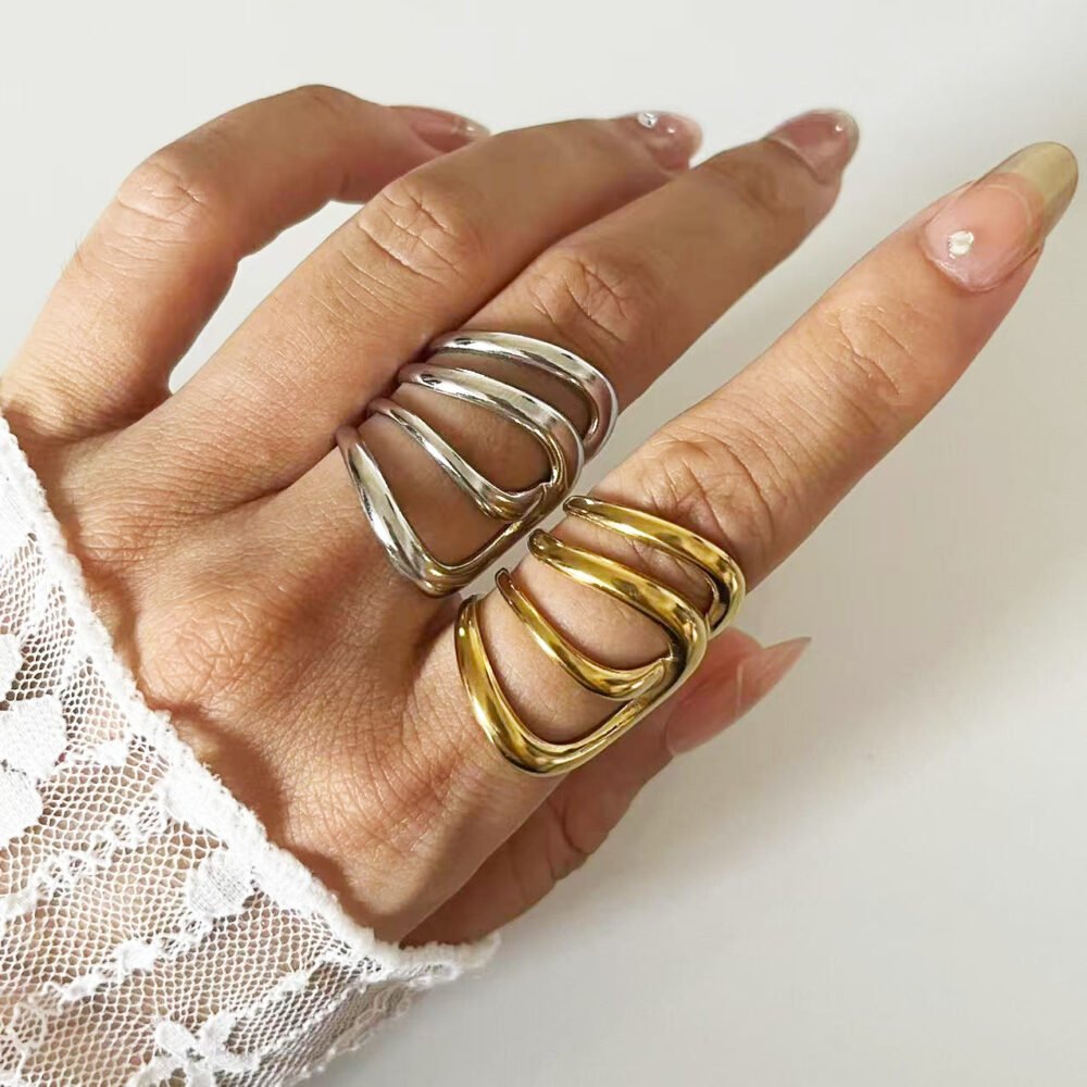 Infinity Twist Band Ring - Image 2