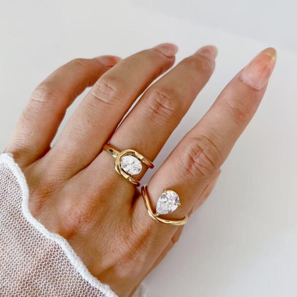 Nova Solitaire Open Ring