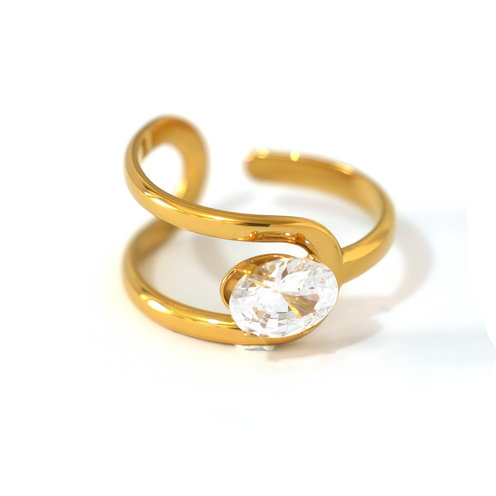Nova Solitaire Open Ring