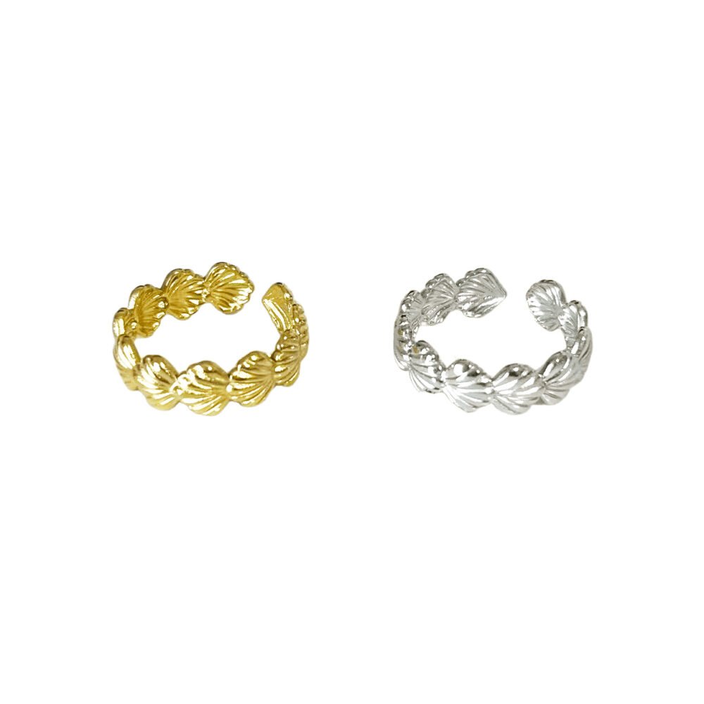 Seashell Cluster Ring