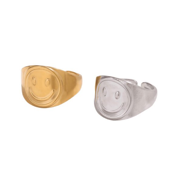 Smile Signet Ring