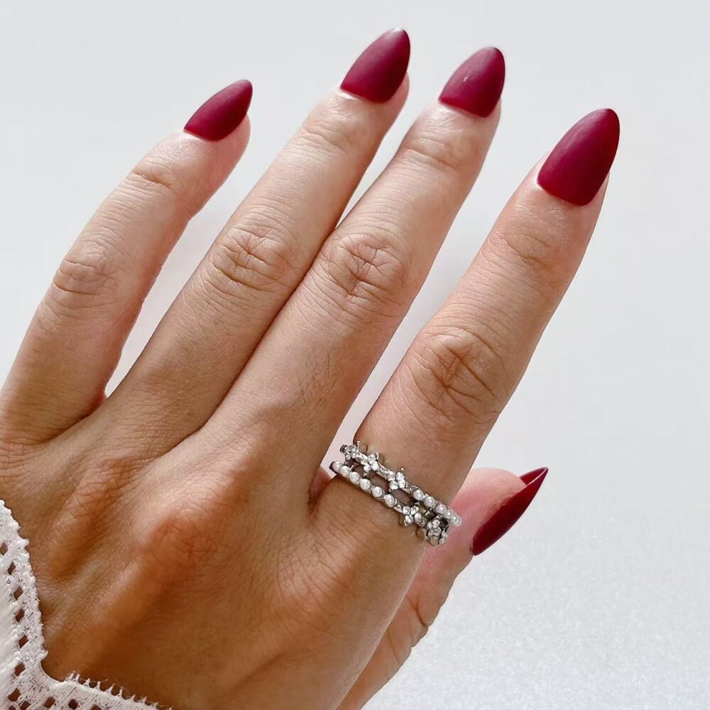Starry Pearl Open Ring - Image 2