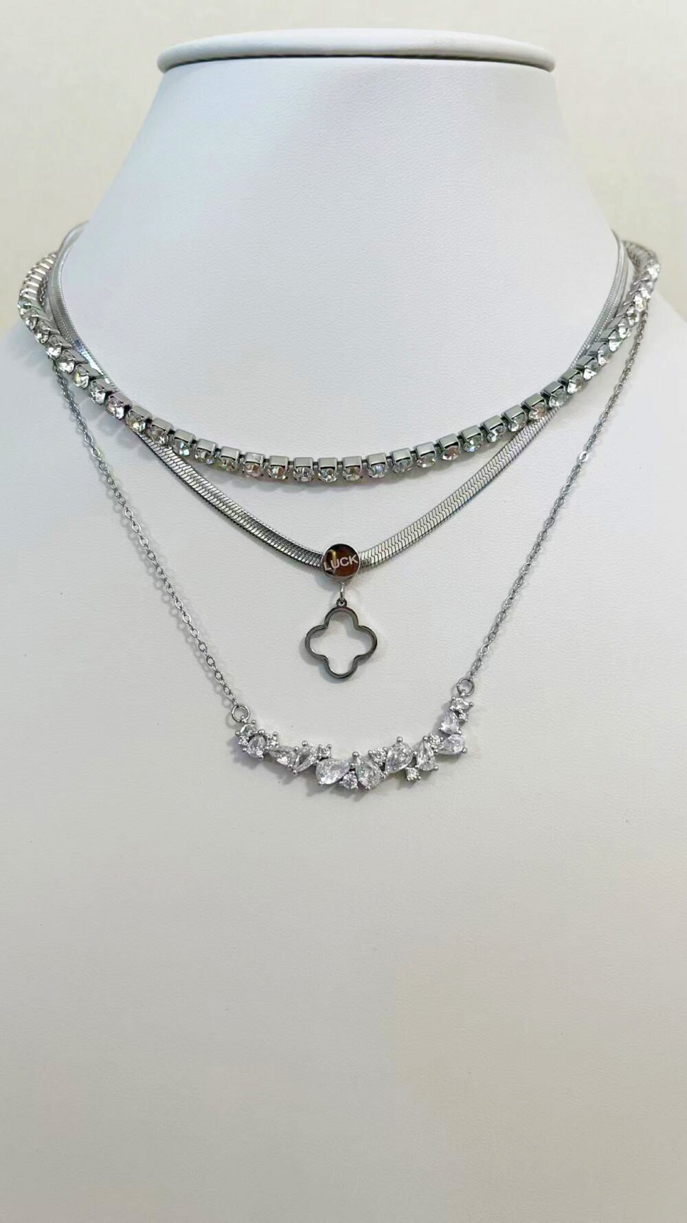 Zircon Vine Pendant Necklace - Image 8