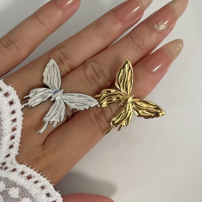 Butterfly Wing Open Ring