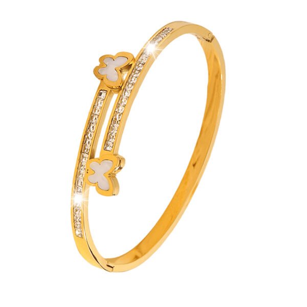 Butterfly Zircon Bangle