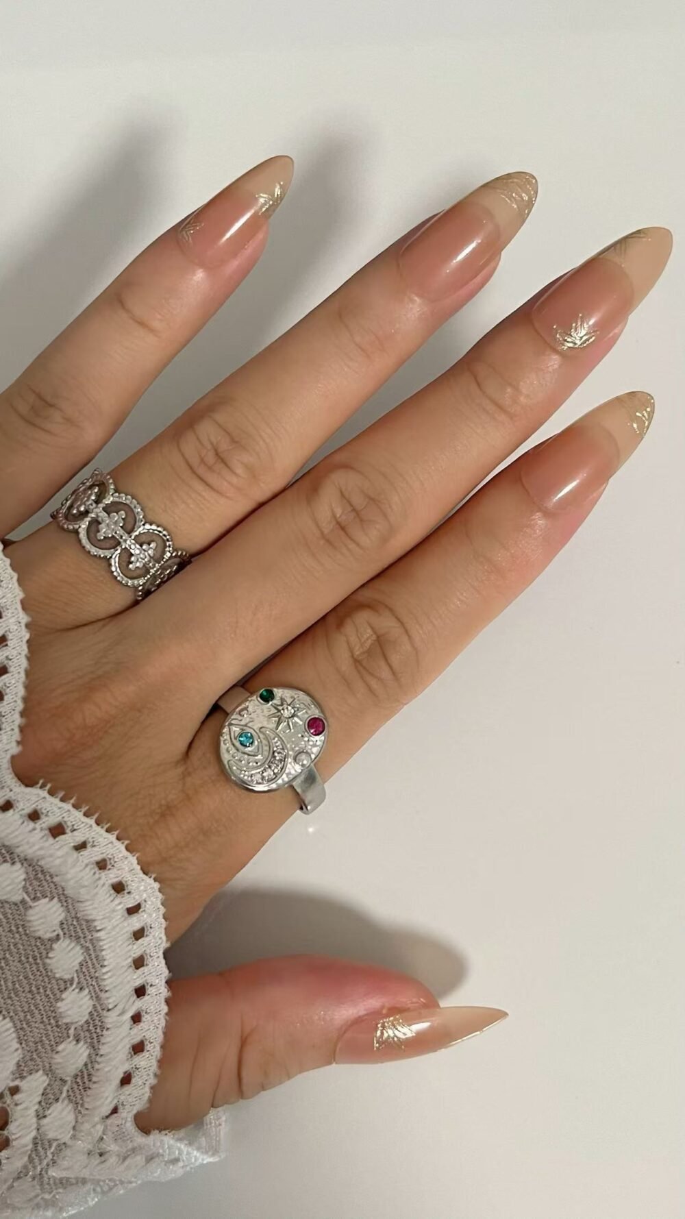Celestial Evil Eye Open Ring - Image 4