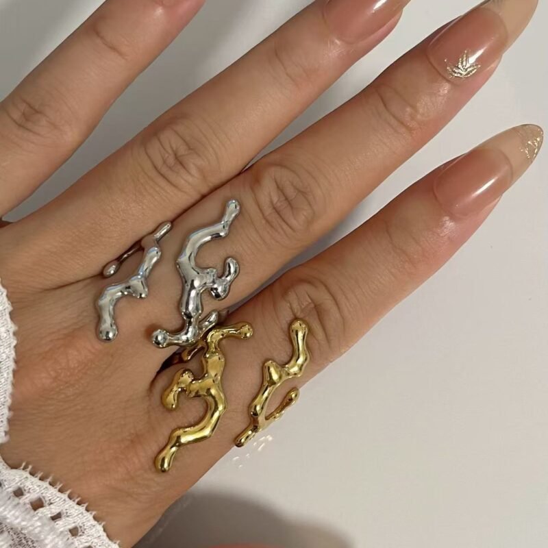 Coral Branch Open Ring