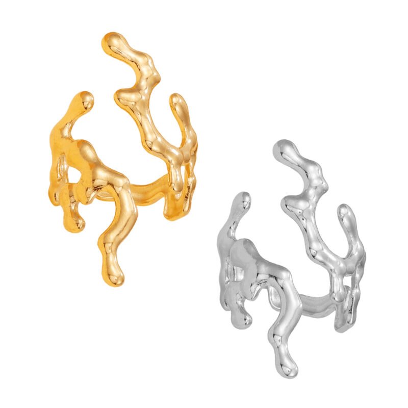 Coral Branch Open Ring