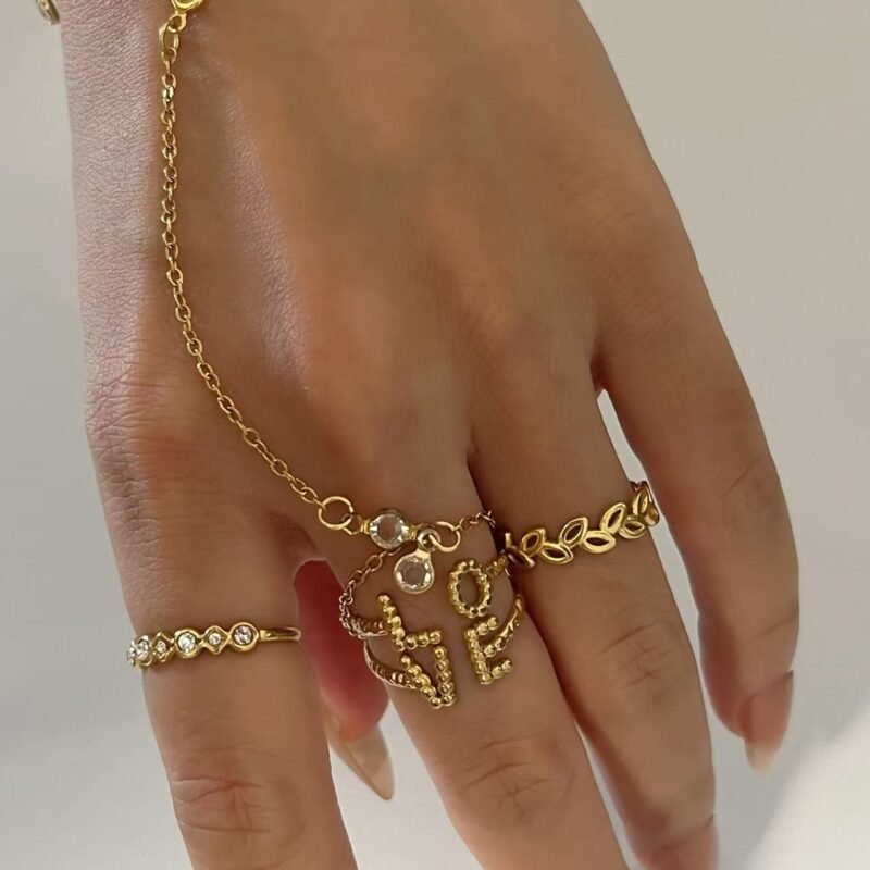 Crystal Drop Hand Chain