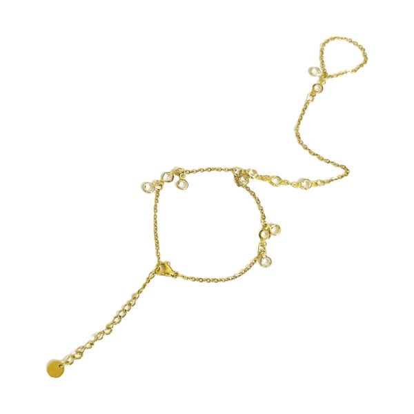 Crystal Drop Hand Chain