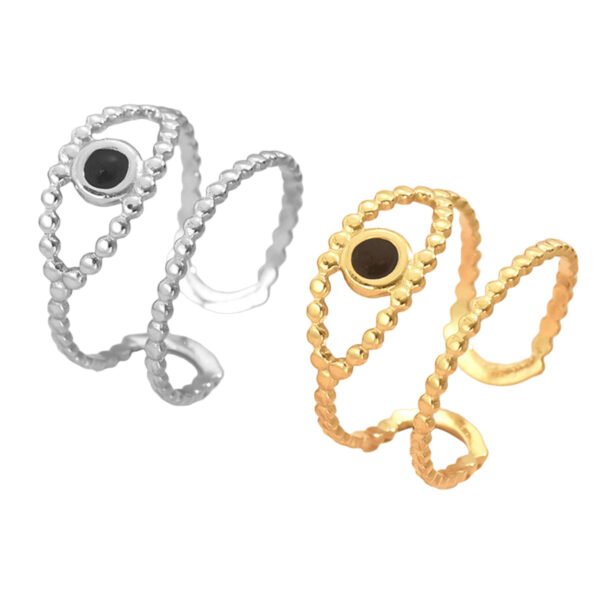 Evil Eye Beaded Ring