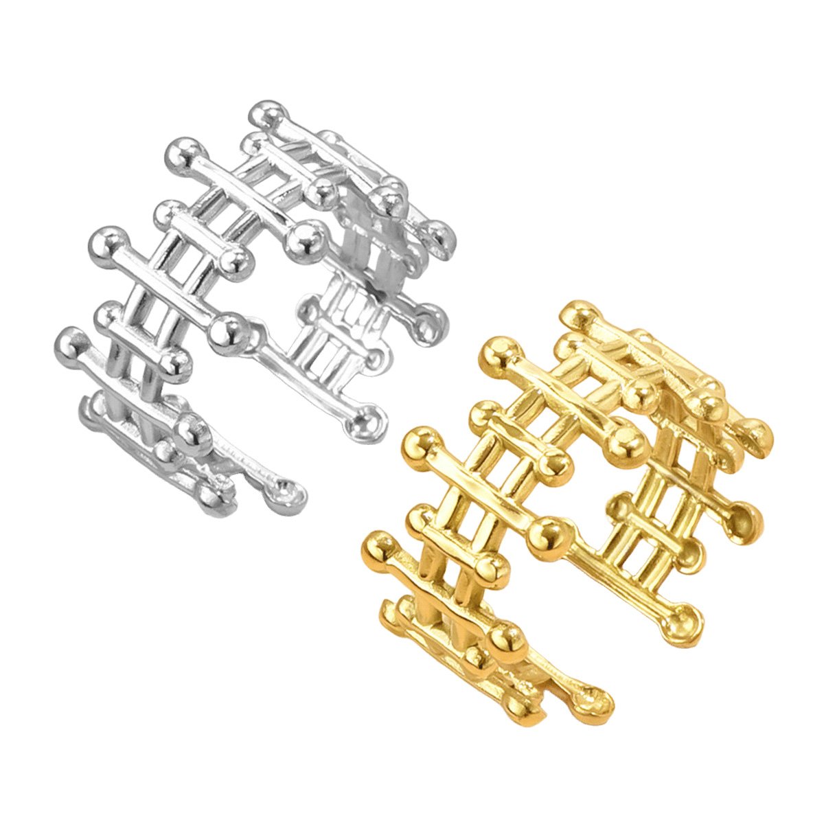 Geometric Chain Link Ring