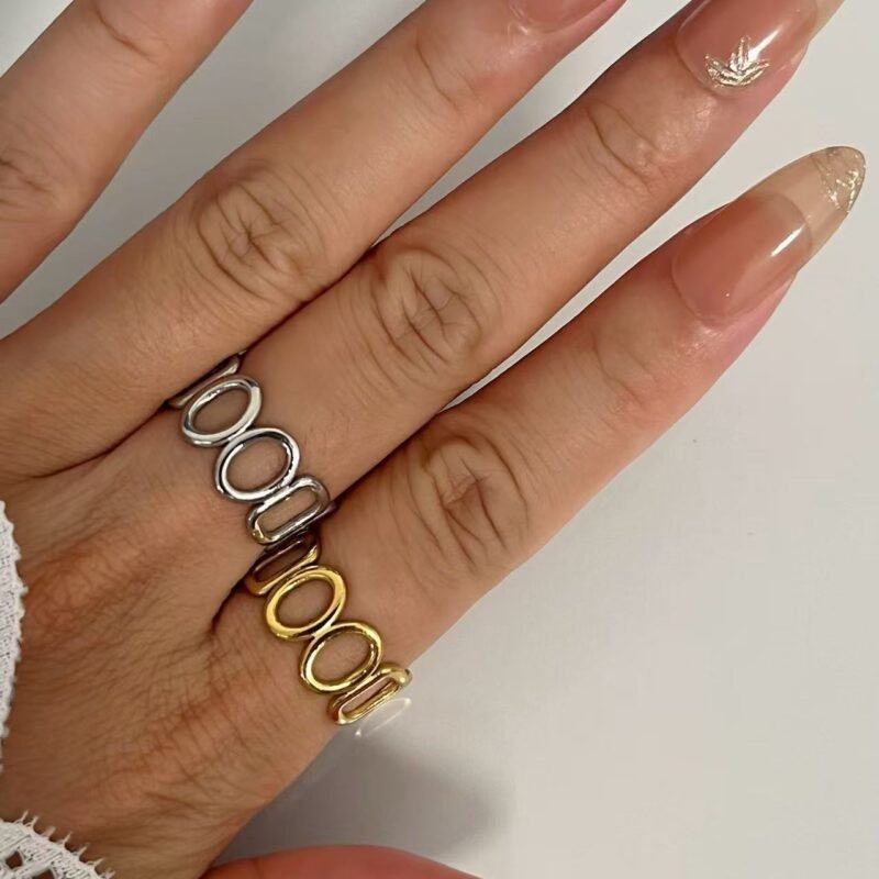 Geometric Multi-Shape Open Ring