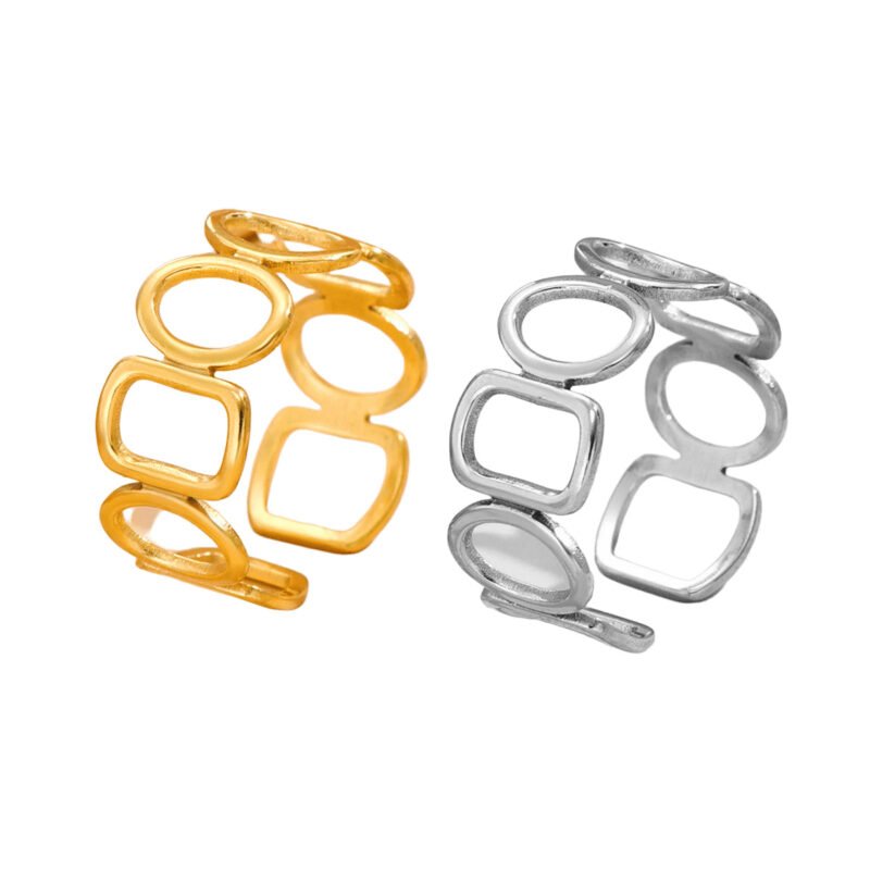 Geometric Multi-Shape Open Ring