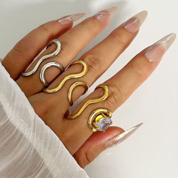 Infinity Twist Statement Ring