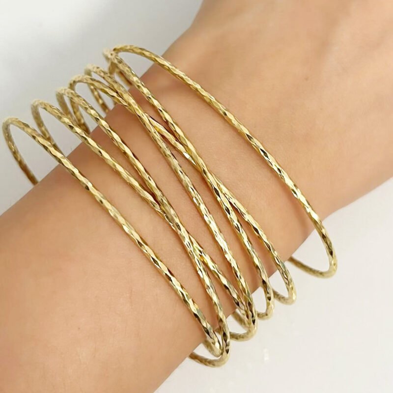 Multi-Wire Gold Cuff