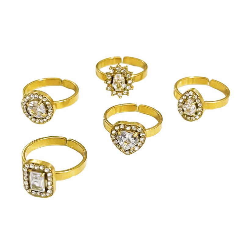Vintage Halo Ring Collection