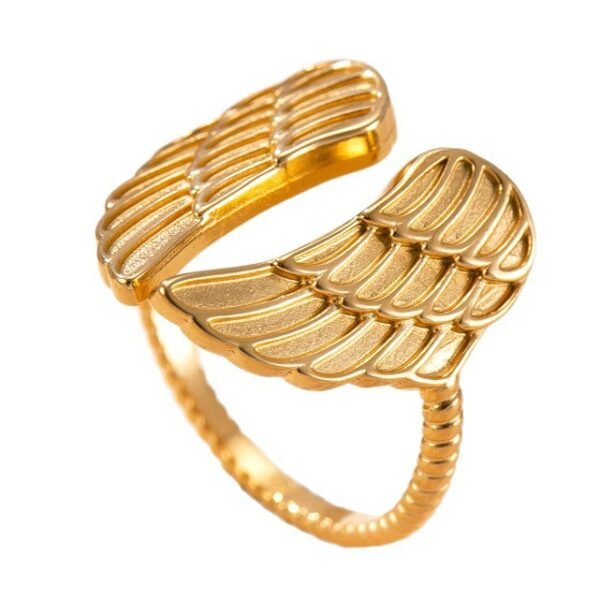 Angel Wings Open Ring