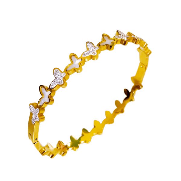 Butterfly Eternity Bangle