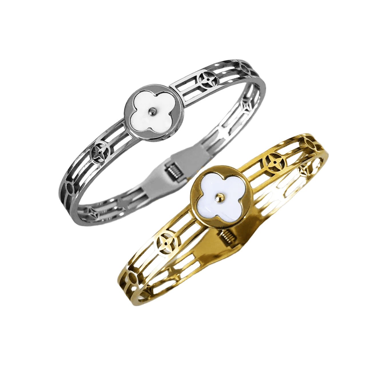 Clover Cutout Bangle