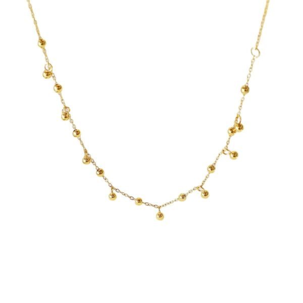 Dainty Ball Charm Necklace
