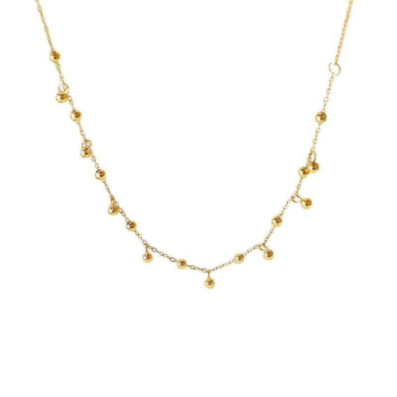 Dainty Ball Charm Necklace