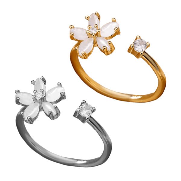 Daisy Flower Open Ring