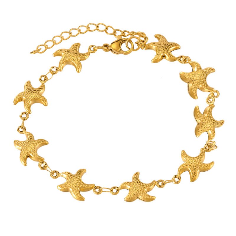 Gold Starfish Bracelet