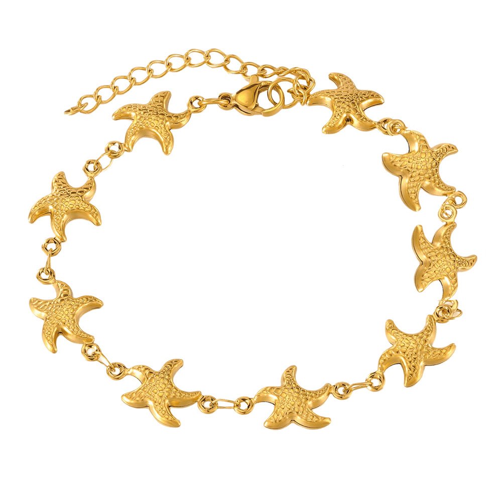 Gold Starfish Bracelet