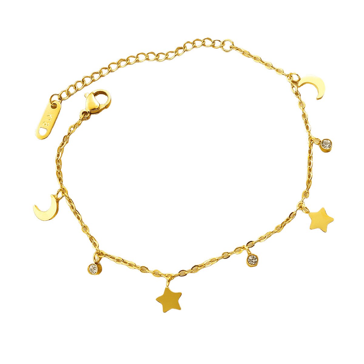 Moon & Star Charm Bracelet