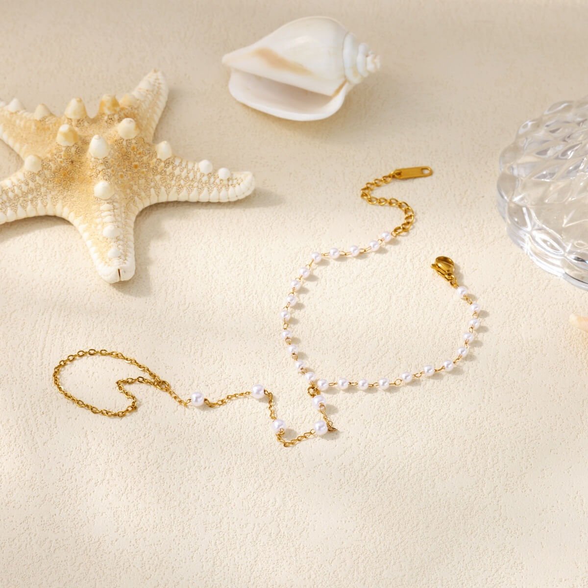 Pearl Hand Chain Bracelet - Image 5