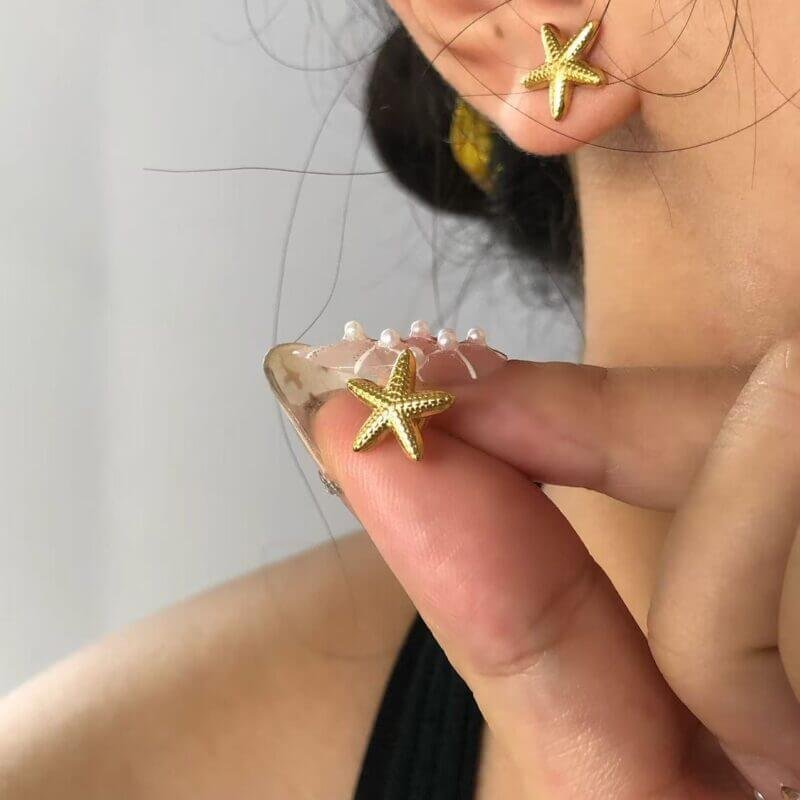 Starfish Stud Earrings