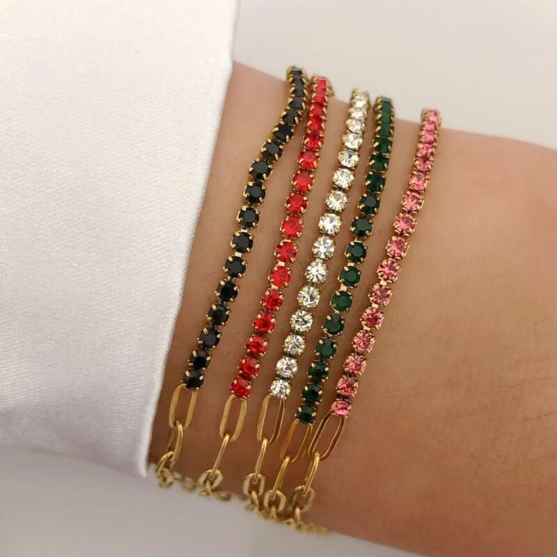 Tennis Chain Link Bracelet