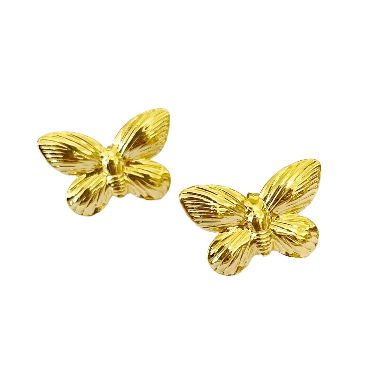 3D Butterfly Stud Earrings