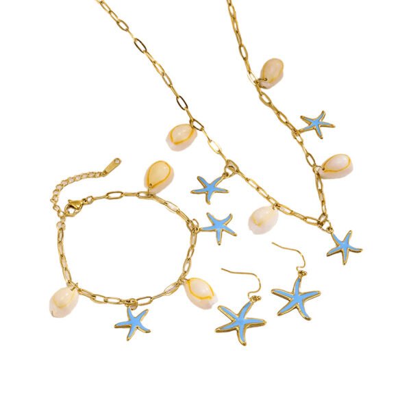 Azure Star Seashell Set