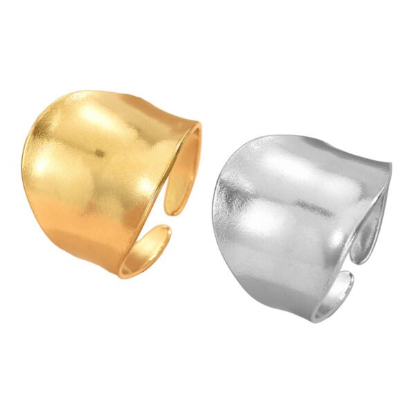 Bold Curved Statement Ring