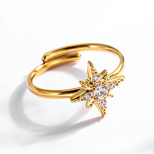 Celestial Zircon Star Ring - Image 4