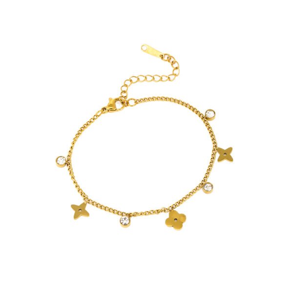 Lucky Clover Charm Bracelet