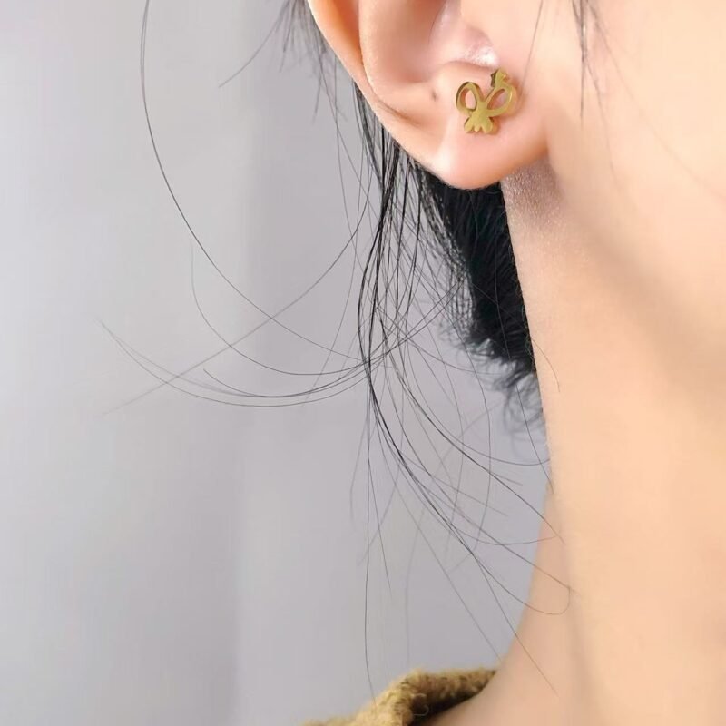 Mini Bow Stud Earrings