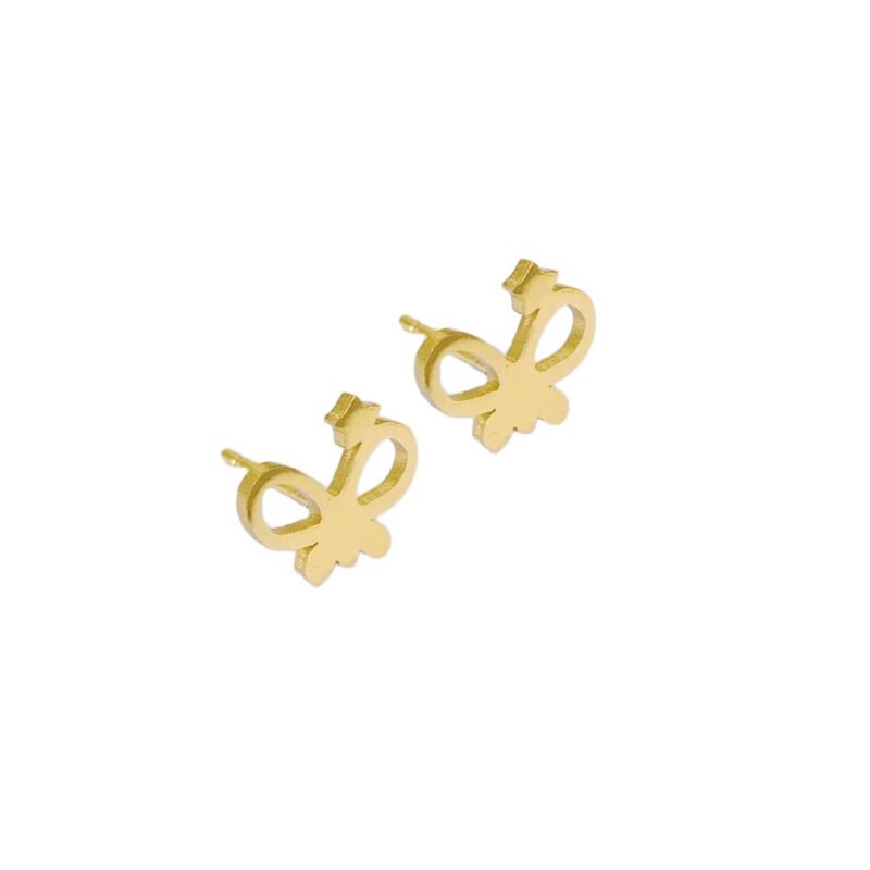 Mini Bow Stud Earrings